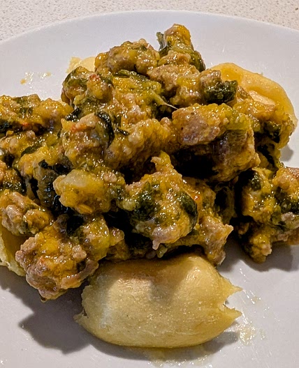 Sausage, Spinach, Butternut Squash Gnocchi
