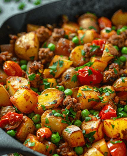 Papas con Chorizo