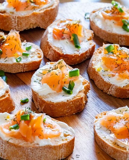 Smoked Salmon Crostini