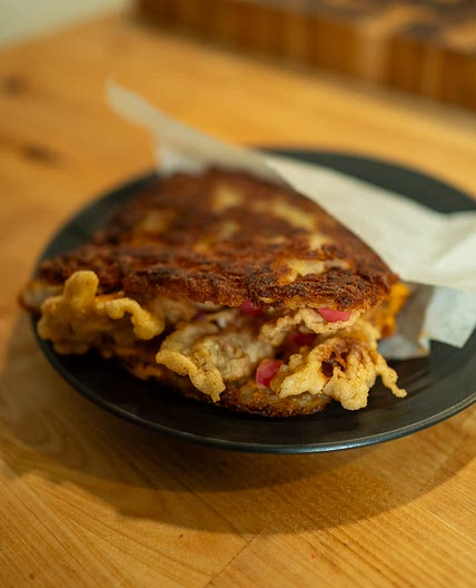Chongqing Crispy Potato Sandwich