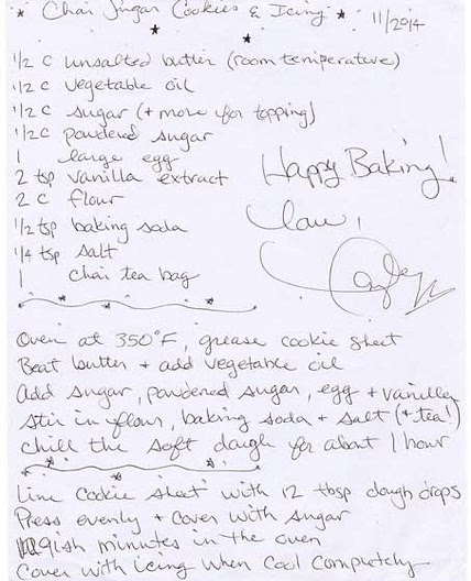 Chai Cookies Taylor Swift