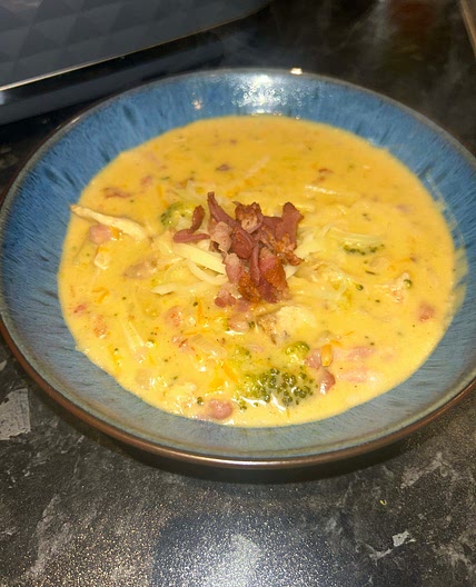 Chicken Broccoli cheddar soup 