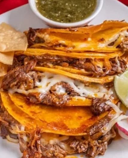 Crock Pot Quesabirria Tacos