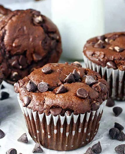 Double Chocolate Muffins (Costco Copycat Recipe)