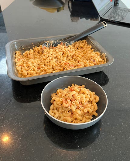 Garlic Boursin Baked Pasta