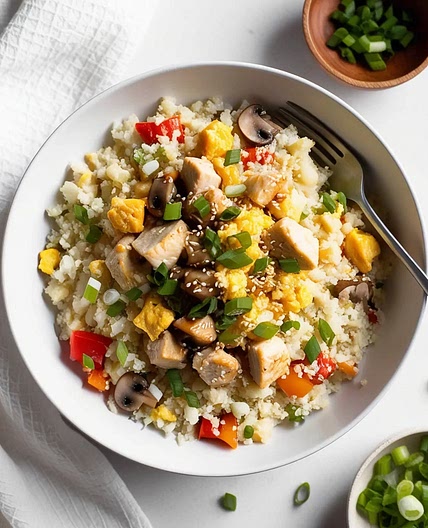 Keto Cauliflower Fried Rice