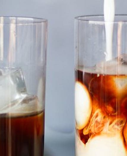 Cold Brew Coffee with Vanilla Cream