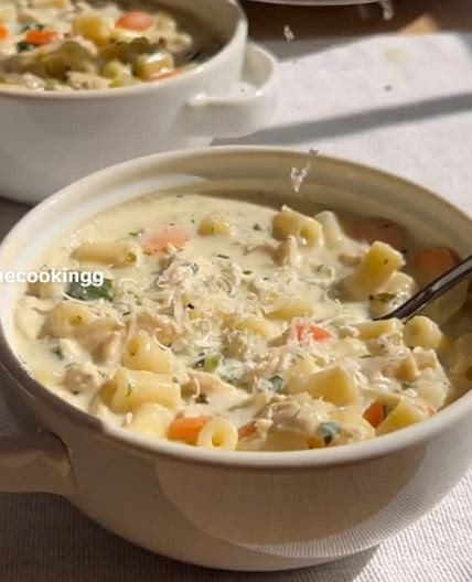 Creamy Rotisserie Chicken Soup