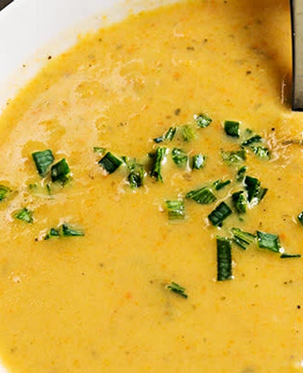 Carrot, Leek, and Potato Soup