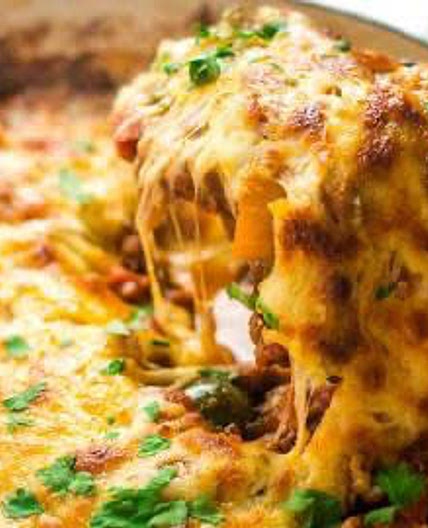 Easy No-Meat Pepper Casserole
