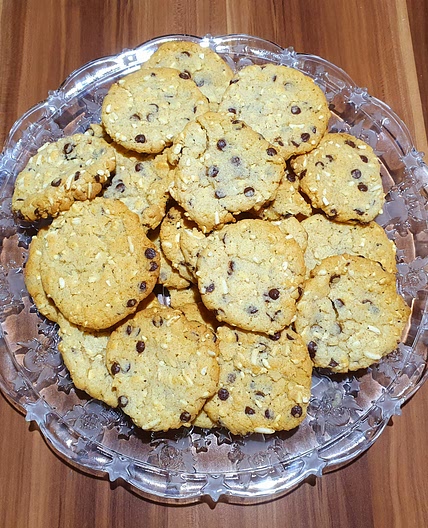 Softbacked Rice Krispie Schoko-Kekse
