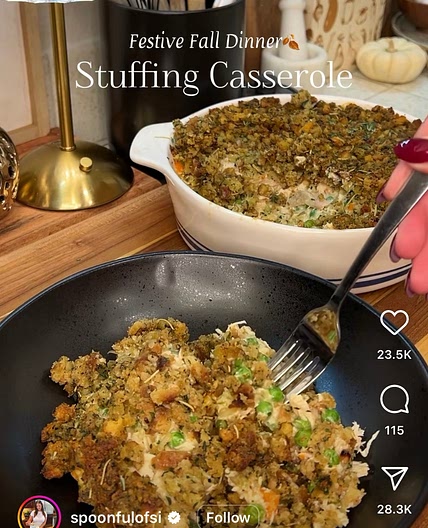 Stuffing Casserole