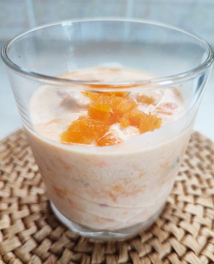 Clementine Granita and Yoghurt Swirl