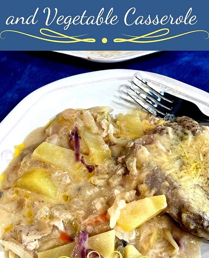 Creamy Pork Chop and Vegetable Casserole