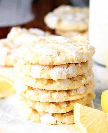 Award Winning Lemon Crinkle Cookies