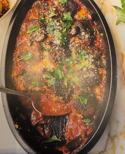 AUBERGINE DUMPLINGS ALLA PARMIGIANA