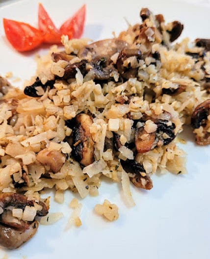 Mushroom Cauliflower Rice