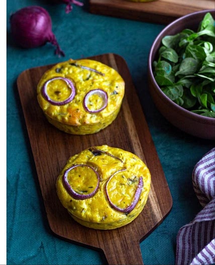 Petits gâteau salés chou fleur /parmesan