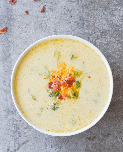 Keto Broccoli Cheddar Soup