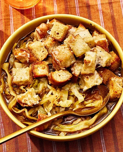 French Onion Cabbage Soup Is a Fun Twist on the Classic