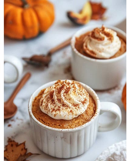 Keto Pumpkin Mug Cake