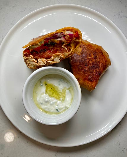 Mediterranean Chicken Wrap