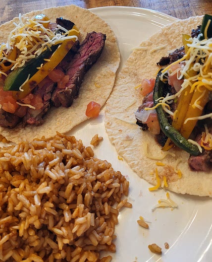 Chili Lime Steak Fajitas