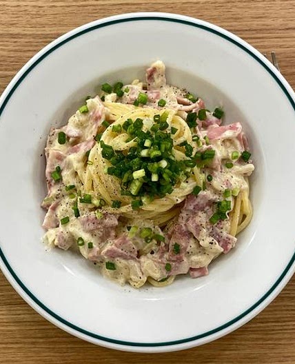 베이컨 쪽파크림 파스타👩🏻‍🍳