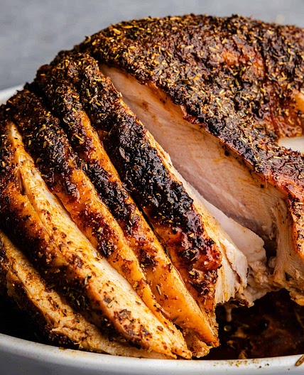 Simple Oven Roasted Turkey Breast