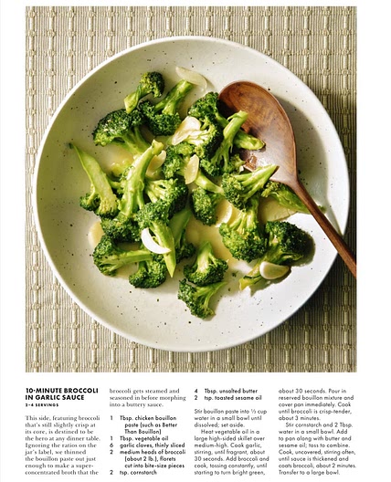 10-MINUTE BROCCOLI IN GARLIC SAUCE