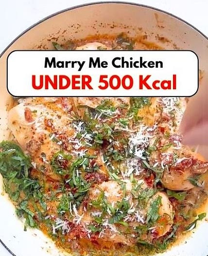 Marry Me Chicken UNDER 500Kcl 🙏 Thank you: 👉 Comment "Yum" if yo