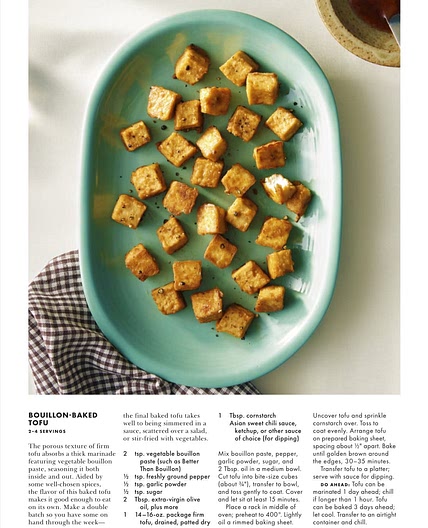 Bouillon Baked Tofu