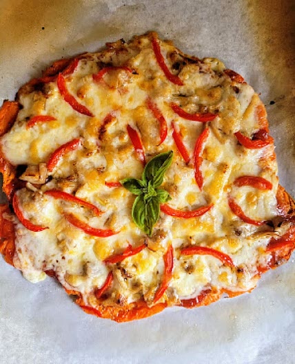 Smashed Sweet Potato Pizza