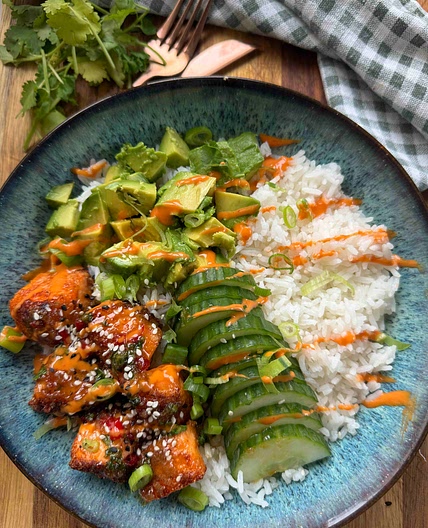 Honey & Garlic Butter Salmon 