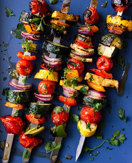 Easy Grilled Vegetable Skewers