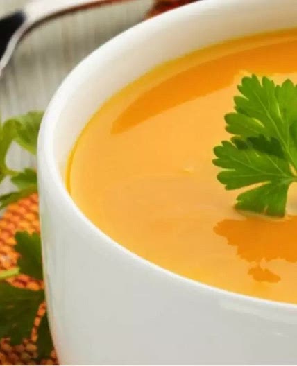 Cauliflower Velouté with Ginger and Maple Syrup