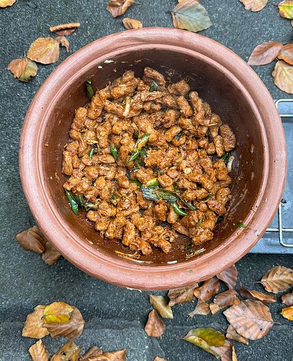 Vegetarian Soy Meat Curry