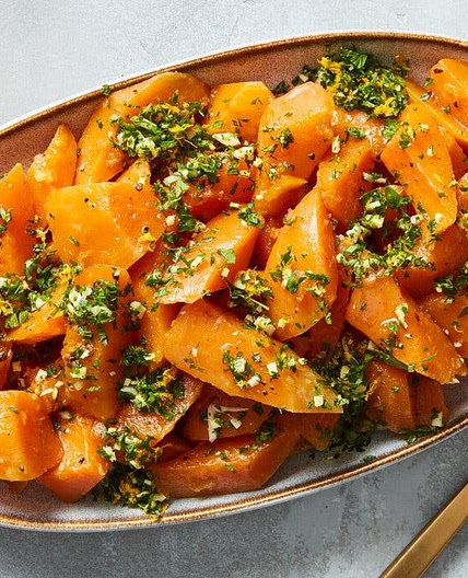 Ginger Beer-Glazed Butternut Squash With Gremolata