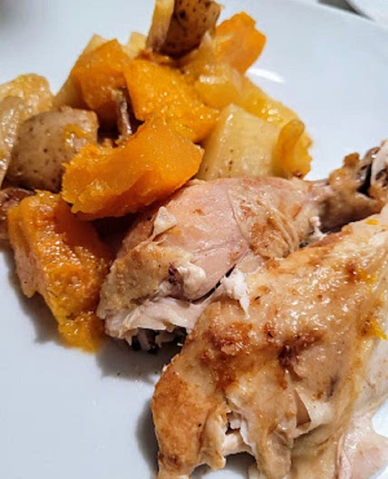 Slow Cooker Chicken and Pumpkin