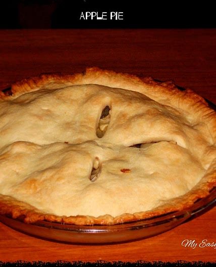 Homemade apple pie 