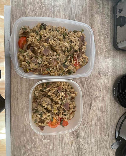 Mushroom risotto 
