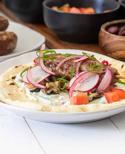 Lamb kofta wraps