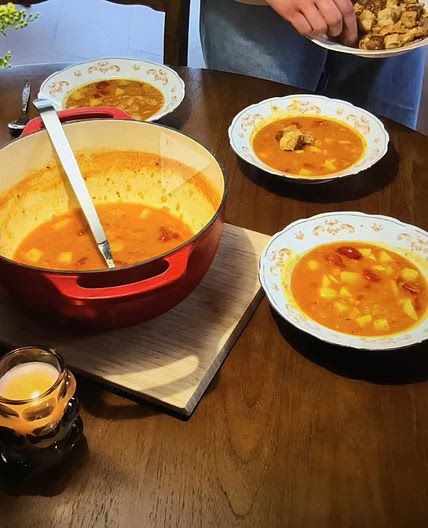 Autumn Red Lentil Soup