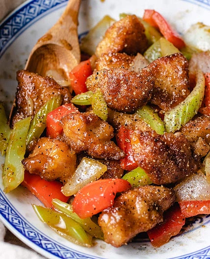 Black Pepper Chicken with the Best Black Pepper Sauce!