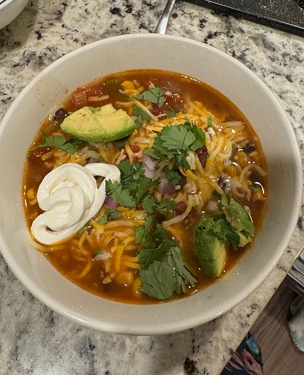 Vegetarian Tortilla Soup