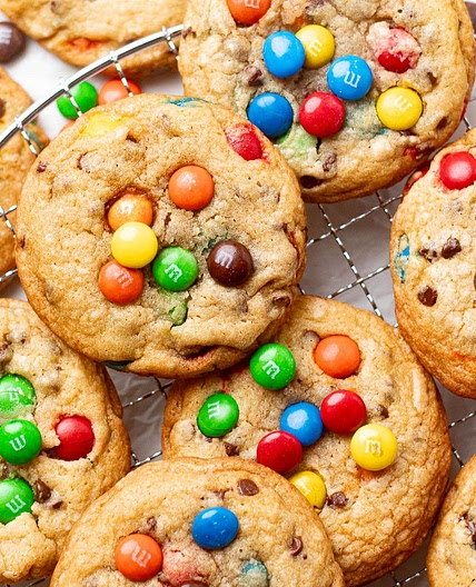 Best Chocolate Chip M&M Cookies Recipe - Easy & Chewy