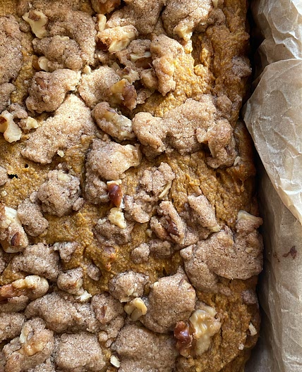 Pumpkin Banana Protein Bread