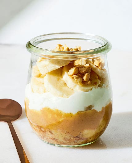 Banana–Peanut Butter Yogurt Parfait