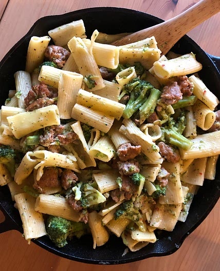Rigatoni with Broccoli and Sausage