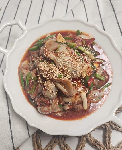 굴 무침